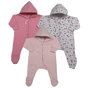 cubs amp hugs new born baby clothes set romper amp sleepsuit for baby pack of 3