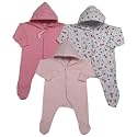 CUBS &amp; HUGS New Born Baby Clothes Set Romper &amp; Sleepsuit For Baby (Pack of 3)