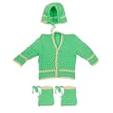 Cubs &amp; HUGS New Born Baby Clothes Set 0-3 Months | Woollen Sweater | Born Baby