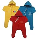 CUBS &amp; HUGS New Born Baby Clothes Set Romper &amp; Sleepsuit For Baby (Pack of 3)