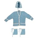 Cubs &amp; HUGS New Born Baby Clothes Set 0-3 Months | Woollen Sweater | Born Baby