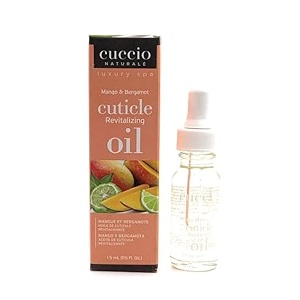 cuccio naturale revitalizing cuticle oil - hydrating oil to repair cuticles overnight - remedy for damaged and thin nails - paraben and cruelty free - mango amp bergamot - 15 ml
