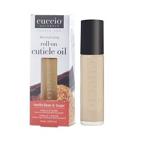 cuccio naturale revitalizing roll-on cuticle oil  hydrating oil to repair cuticles overnight  remedy for damaged amp thin nails - 10ml vanilla bean amp sugar