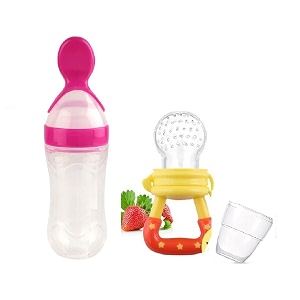 cuckoos silicone baby fruit nibbler and feederbaby fruit nipplepacifiersoother 6-18 monthsassorted