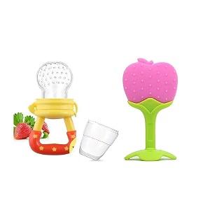 cuckoos baby fruit nibbler and feederbaby fruit nipplebaby food nibblerpacifiersootherteether for 6-18 months baby