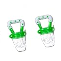 Cuckoos Baby Fruit Nibbler and Feeder Pacifier/Baby Fruit Nipple Pack of 2 (Green)