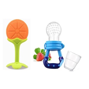 cuckoos baby fruit nibblerfeeder for baby  teether for baby 6-12 months  baby teether 6 months babies teether for 6 to 12 months baby bpa free