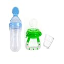 Cuckoos Baby Silicone Food Feeder &amp; Fruit Feeder Nibbler Combo (Pack of 2)