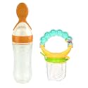 Cuckoos Baby Silicone Food Feeder &amp; Fruit Feeder Nibbler Combo (Pack of 2)