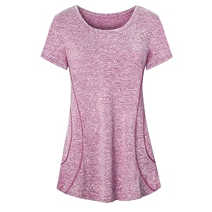 Cucuchy Womens Yoga Tops Flowy Fitness Workout