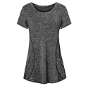 Cucuchy Womens Yoga Tops Flowy Fitness Workout