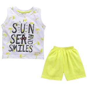 CUCUMBER Baby Half Sleeve Top and Bottom