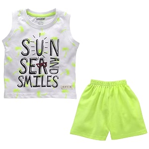 CUCUMBER Baby Half Sleeve Top and Bottom