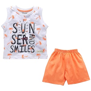CUCUMBER Baby Half Sleeve Top and Bottom