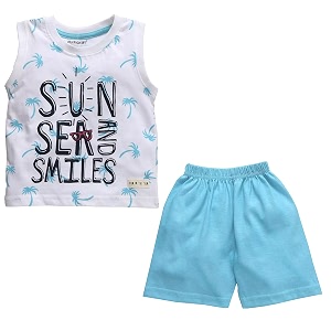 CUCUMBER Baby Half Sleeve Top and Bottom