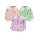 Cucumber New Born Baby Full Sleeves Top -New Born Baby Full Sleeves Vest - 3PCS Combo