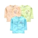 Cucumber New Born Baby Full Sleeves Top -New Born Baby Full Sleeves Vest - 3PCS Combo