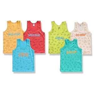 cucumber vest for baby boys amp baby girls pure cotton multicolor pack of 6