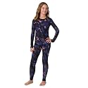 Cuddl Duds Lightweight 2 Piece Active Base Layer Matching Sets for Girls