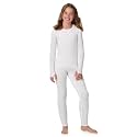Cuddl Duds Lightweight 2 Piece Active Base Layer Matching Sets for Girls