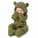 Cuddle Club Fleece Baby Bunting Bodysuit Hoodie, Newborn - 5T