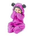 Cuddle Club Fleece Baby Bunting Bodysuit Hoodie, Newborn - 5T