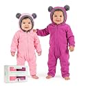 Cuddle Club Fleece Baby Bunting Bodysuit Hoodie, Newborn - 5T