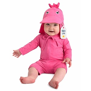 cuddle club one-piece sunzies swimsuit upf 50 sun protective sunsuit