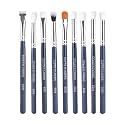 Cuffs N Lashes Mini Makeup Brush Set of 5 – Chartreuse Green Edition | Travel-Friendly Face &amp;Eye Brushes | Soft Bristles | Handmade in India | Cruelty-Free &amp;Vegan