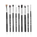Cuffs N Lashes X Shystyles Makeup Brush Set of 9 – Professional Face &amp;Eye Brushes for Beginners to Pro | Soft Bristles, High Performance | Handmade in India | Cruelty-Free &amp;Vegan