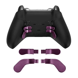 cuifati controller paddles for one elite controller series 2 premium stainless steel metal material 4pcs controller paddles violet video game