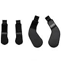 Cuifati Controller Paddles for One Elite Wireless Controller Series 2 Premium Stainless Steel Metal Material 4pcs Controller Paddles (black)