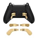 Cuifati ControlPaddles for One Elite Wireless Controller Series 2 Premium Stainless Steel Metal Material 4pcs Controller Paddles (Gold)