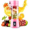 CUISINART 6 Blade Smoothie Maker &amp; Portable Electric USB Juice Maker Juicer Bottle Blender Mixer, Rechargeable Bottle &amp; Portable Fruit Juicer Mixer(multi) (MULTICOLOUR)