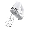 Cuisinart HM-70 Power Advantage 7-Speed Hand Mixer, Silver,White