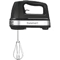 Cuisinart Power Advantage 5-Speed Hand Mixer, 220W-Motor Hand Blender Electric Mixer with 5 Speed Settings, Extra-Long Dishwasher-Safe Beaters, 60-Inch Swivel Cord, HM-50BK, Black