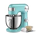 Cuisinart SM-50TQHK 230V Precision Master Stand Mixer, 5.5 Quart (5.2L), 500W Tilt-Head Kitchen Mixer with Stainless Steel Bowl, 12 Speeds, Dough Hook, Whisk &amp; Paddle