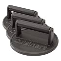 Cuisinart Smash Burger Press, Cast Iron, 6.5" Burger Smasher, Round (Pack of 3)