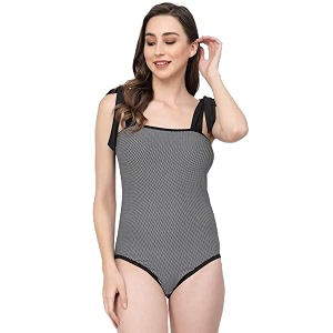 cukoo padded black knot style swimwear