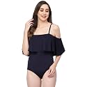 CUKOO Padded Blue Frill Swimwear