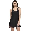 CUKOO A - Line Solid Single Piece Swimwear/Swim Suit for Women and Girls (80% Nylon 20% Spandex) (Comfort Fit)