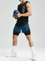CULISH Color Block Men Blue Sports Shorts