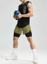 CULISH Color Block Men Green Sports Shorts
