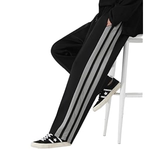 CULISH Mens Striped Track Pant