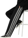 CULISH Striped Men Black Track Pants
