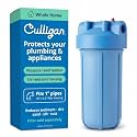 Culligan HD-950A Heavy-Duty Whole House Water Filter Housing – 1" Inlet/Outlet, Premium Sediment Filtration System, UV-Resistant Opaque Design, Pressure Relief Valve, NSF Certified