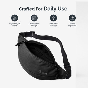 Cult 708737 Waist Bag Fanny Pack Black