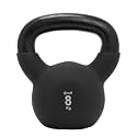 Cult 8kg Neoprene Anti-Slip Grip Kettlebell for Home Workout - Black
