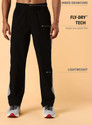 Cult Men Striped Black Track Pants