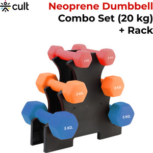 Cult Neoprene Dumbbell Combo for Home Gym